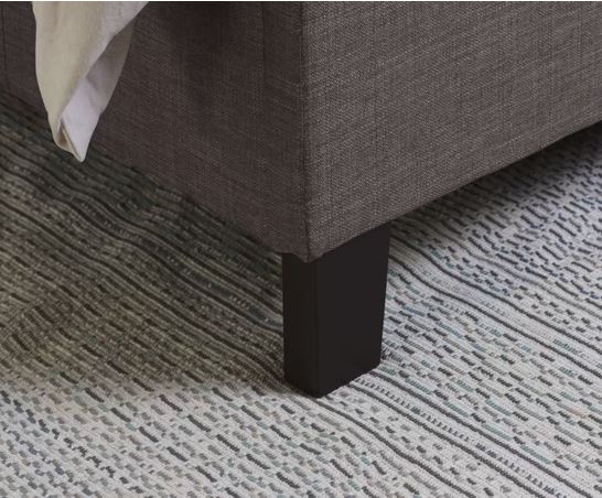 Beda King Size Bed - Grey