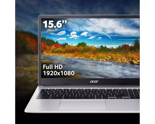 ACER 315 15.6" Chromebook - Intel® Celeron®, 64 GB eMMC, Silver