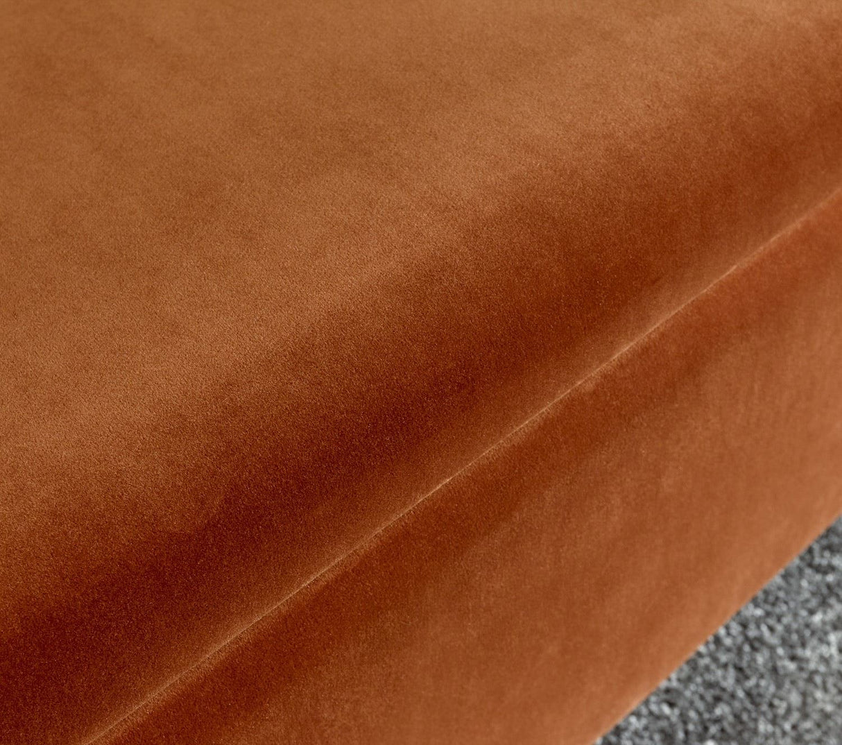Melta Ottoman Storage Bench- Russet