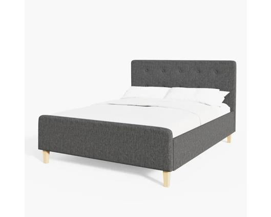 Ashbrook King Size Ottoman-Dark Grey