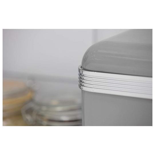 Retro Bread Bin - Grey