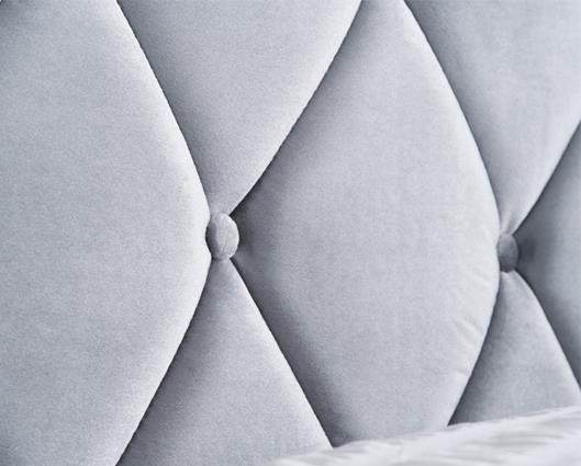 Loxley Small Double Bed - Grey