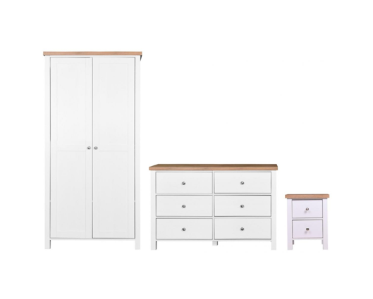 Shannon 3 Piece Bedroom Set 6 Drawer