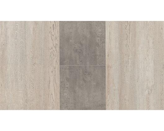 AVERY EXTENDING DINING TABLE - CONCRETE/GREY OAK EFFECT