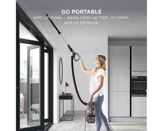 SHARK Classic Pet Lift-Away NV603UKT Upright Bagless Vacuum Cleaner – Java and Red Plum