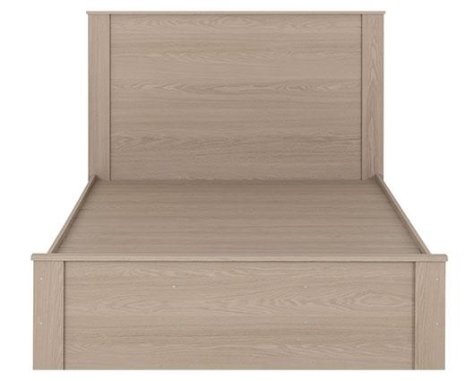 PARIS 4'6" BED - SMOKED ASH EFFECT