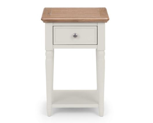 Petunia 1 Drawer Lamp Table
