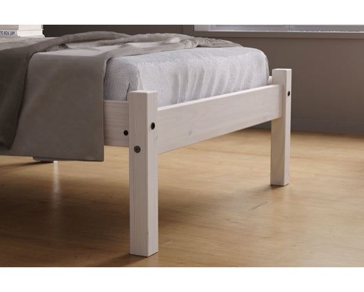 Rio Pine Bed White - Single