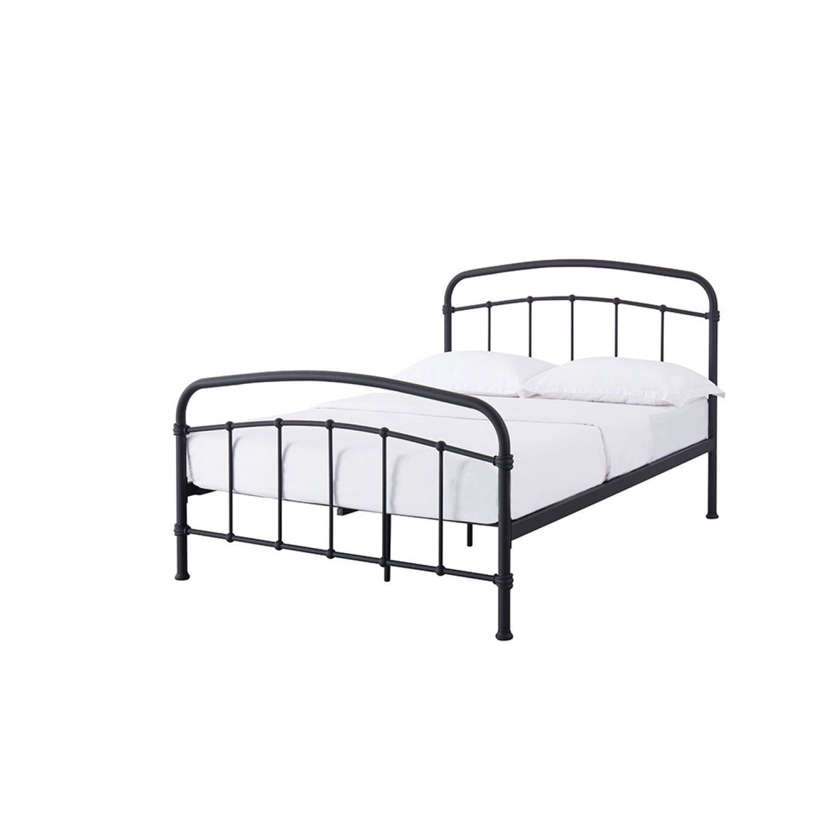 Halston Double Bed - Black