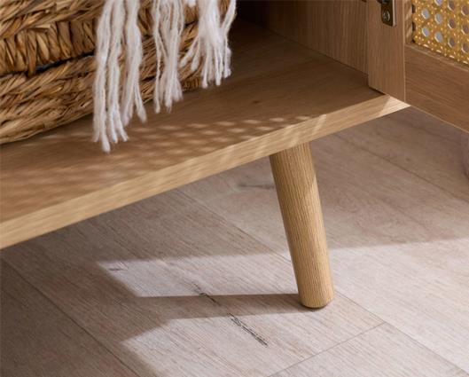 Croxley Rattan 2 Door Sideboard - Oak