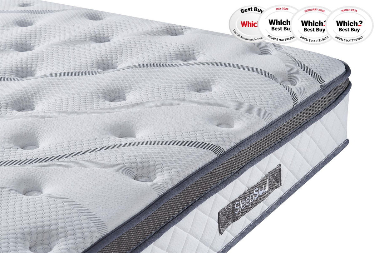 Roll Up Heaven 1000 Pocket Sprung Coolgel Mattress (25cm Depth) - Double