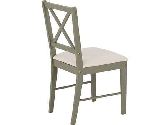 BALFOUR 1+4 DINING SET - SAGE GREEN/OAK EFFECT/MINK MICROSUEDE