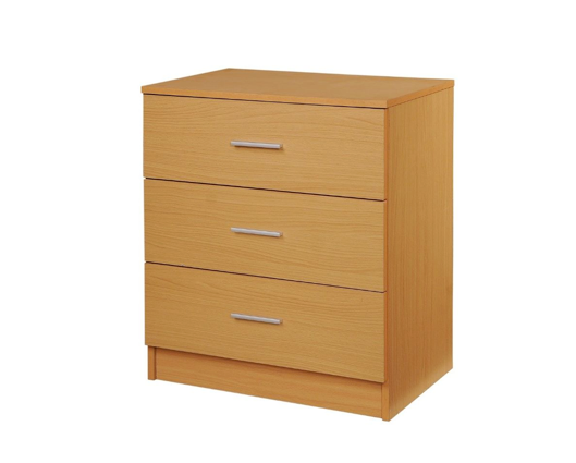 3 Piece Bedroom Set 3 Drawer-Beech