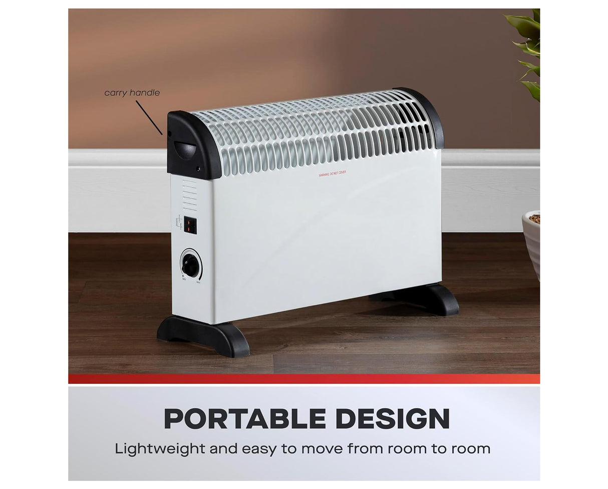 Daeowoo White Convector Heater 2000W