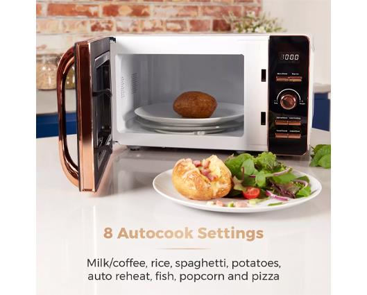 Tower 800W 20L Digital Microwave Rose Gold