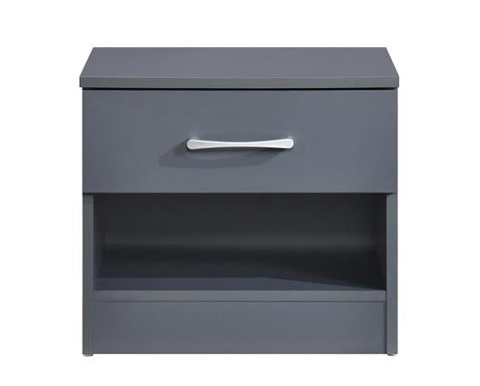 Highbury 1 Drawer Bedside - Dark Grey