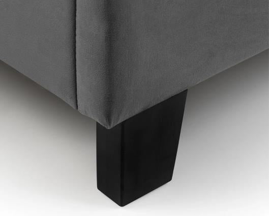Rosa Velvet Bed in a Box Cream - Single
