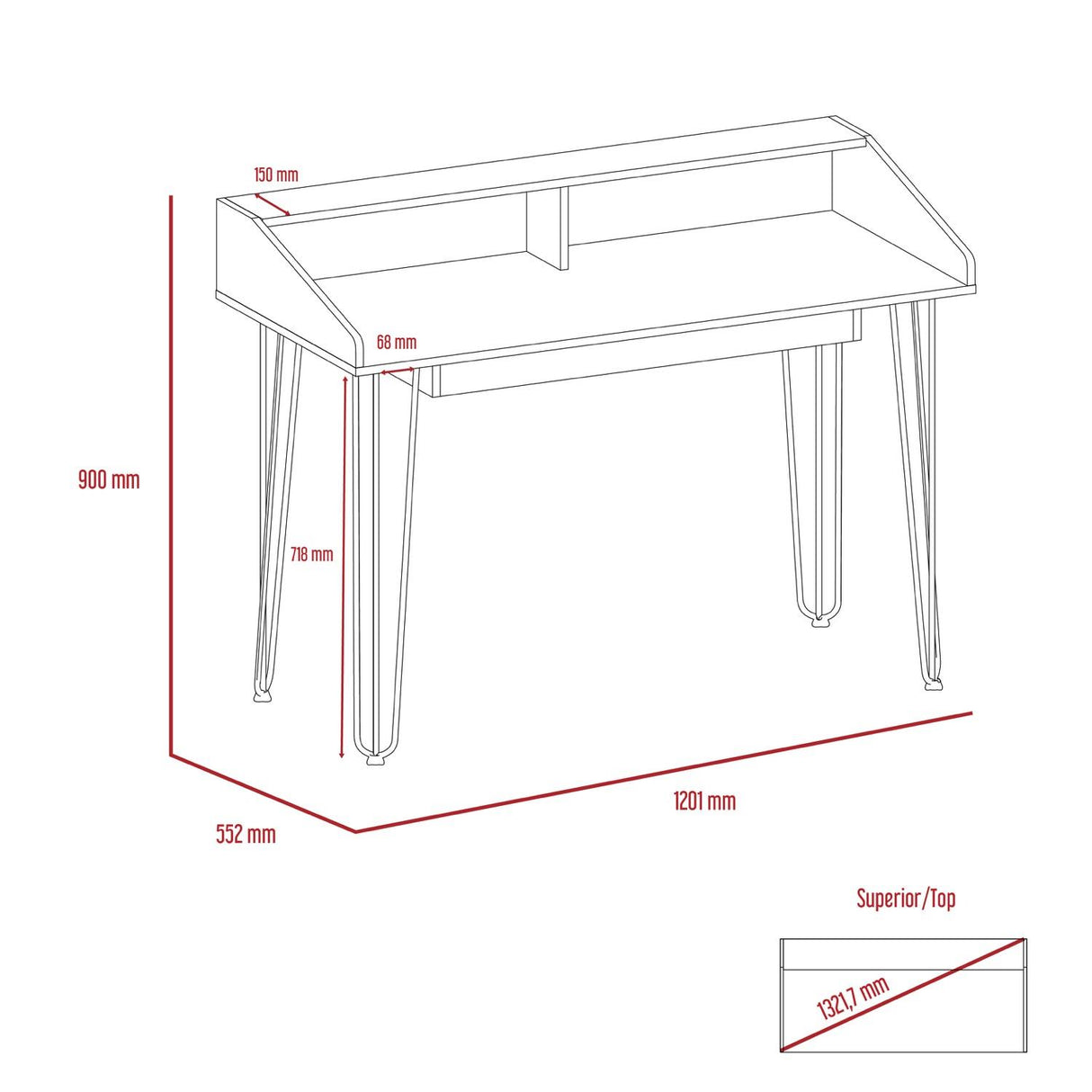 Dexter Home Office Desk