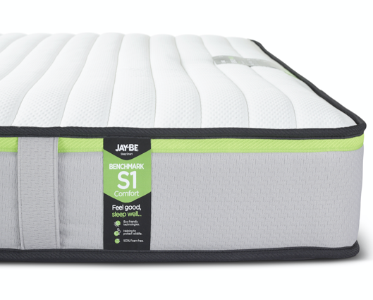 Jay-Be® Benchmark S1 Comfort Eco Friendly Mattress - Small Double