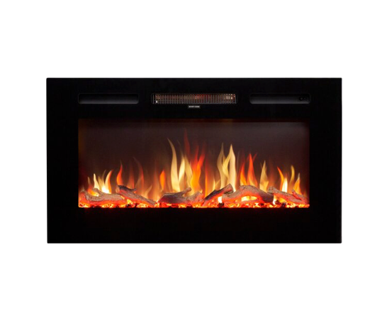 Orson Inset/Wall Mounted Fire,36"