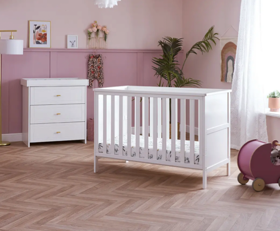 Elodie Mini 2 Piece Room Set - White