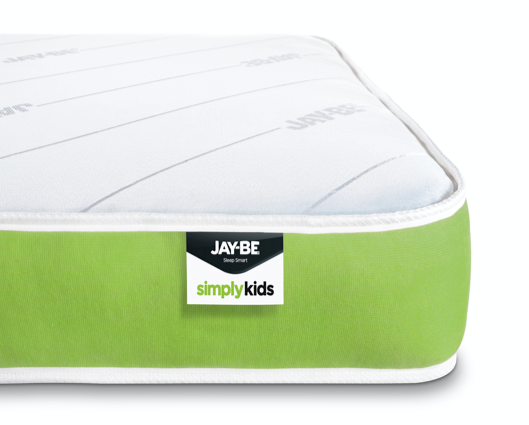 Jay-Be® Simply Kids® Anti-Allergy Foam Free Sprung Mattress-Single