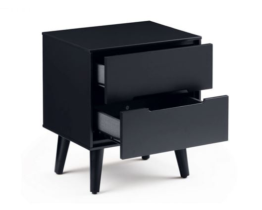 Langham 2 Drawer Bedside - Anthracite