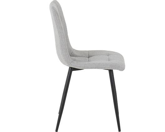 FENTON DINING CHAIR (X2 PER BOX) - LIGHT GREY FABRIC