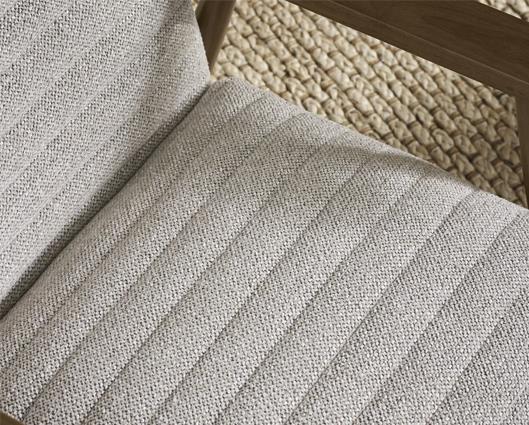 Ivy Armchair Oyster White & Brown