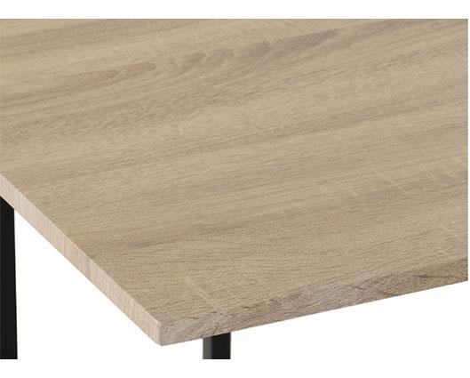 KENT 1+4 STOWAWAY DINING SET - SONOMA OAK EFFECT/BLACK