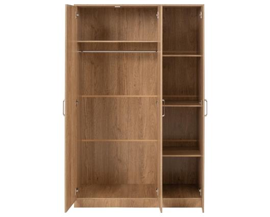 DAKOTA 3 DOOR WARDROBE - OAK EFFECT
