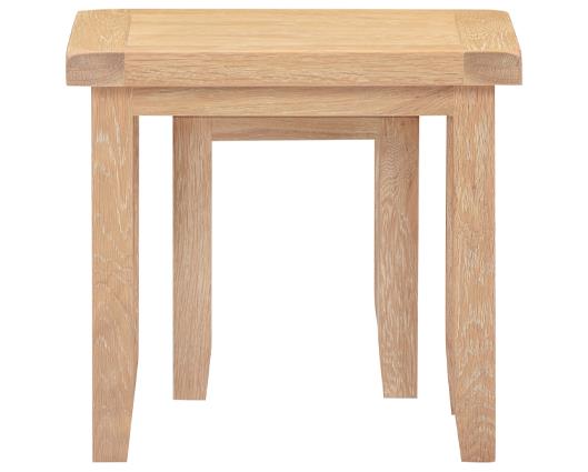 WINDSOR NEST OF 2 TABLES - NATURAL OAK