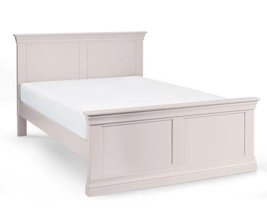 Clermont Bed Light Grey - King