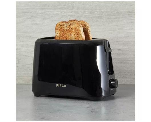 PIFCO 2 Slice Toaster Black