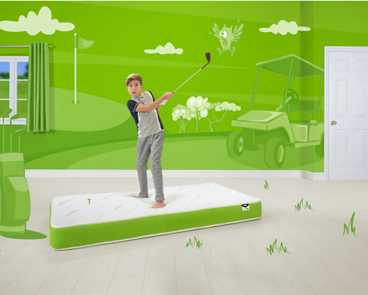 Jay-Be® Simply Kids® Anti-Allergy Foam Free Sprung Mattress-Single