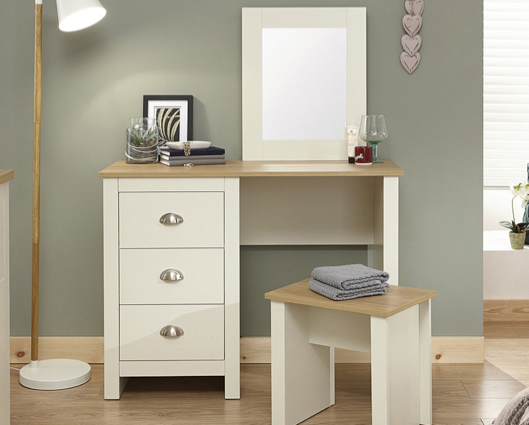 Lancaster Dressing Table Set- Cream