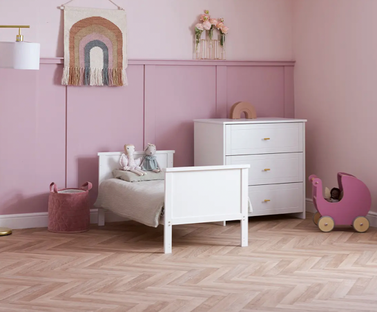 Elodie Mini 2 Piece Room Set - White