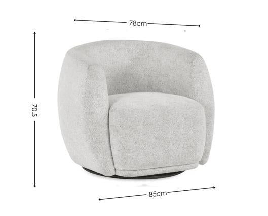 Bowline Swivel Chair Oyster