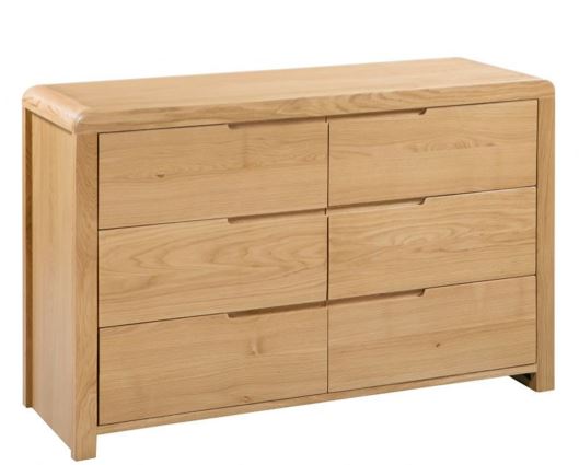 Curvus 6 Drawer Wide Chest