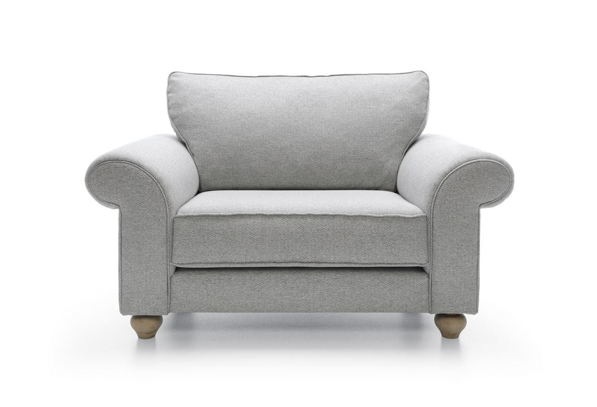 Iris Love Seat - Light Grey