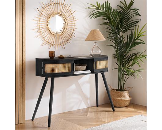 Noah Console Table - Black