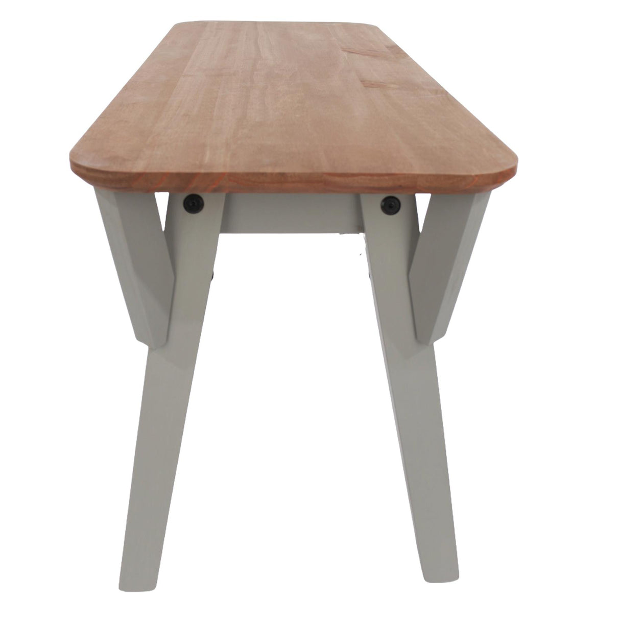 Corona Grey 140cm kitchen table & 2 bench set