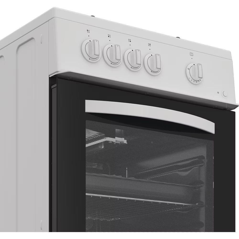 Indesit I5G1KMW Gas Single Cooker 50CM - 55L with Fast Boil