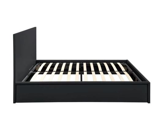 Oslo Double Ottoman Bed - Light Grey