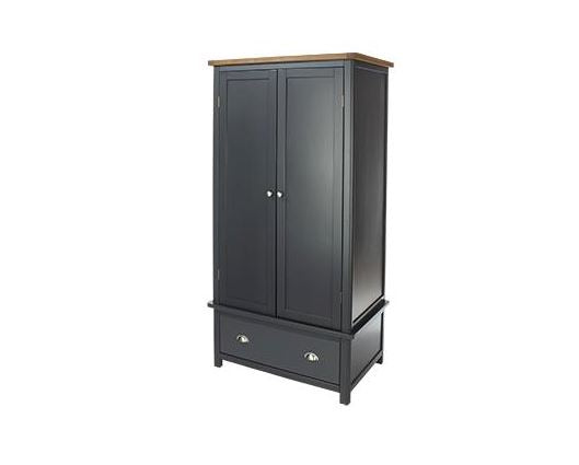 Darragh 2 Door, 1 Drawer Chest Wardrobe