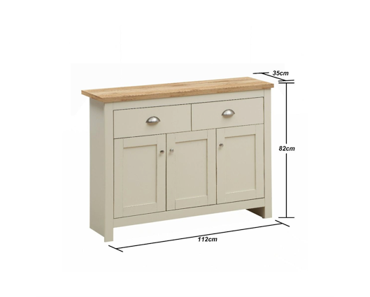 Lincoln Sideboard with 3 Doors & 2 Drawers