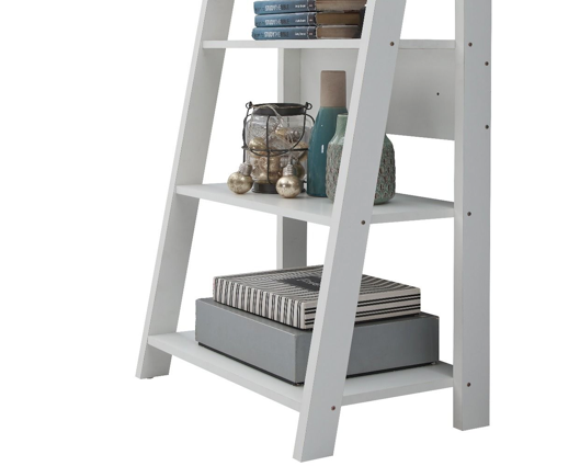Ladder Bookcase-White