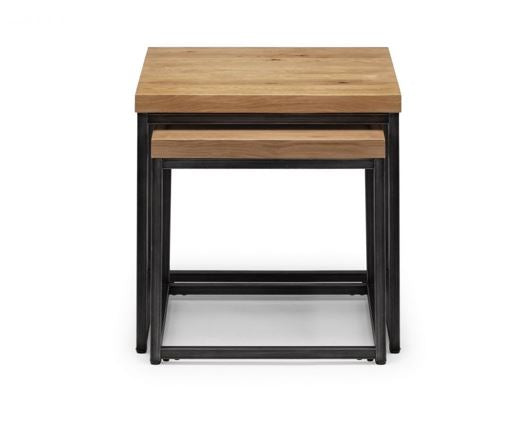 Theodore Oak Nesting Lamp Tables