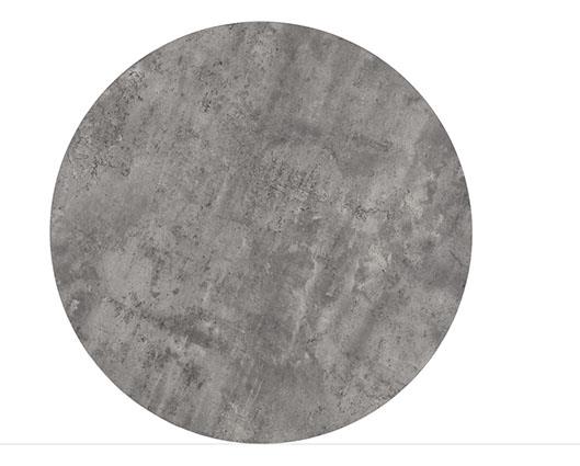 ATHENS ROUND & LUKAS DINING SET (X4 CHAIRS) - CONCRETE/GREY VELVET