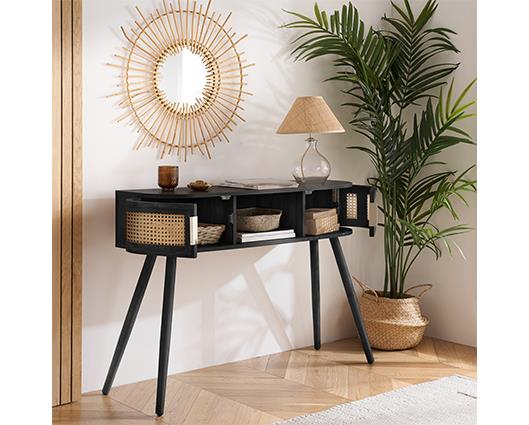 Noah Console Table - Black